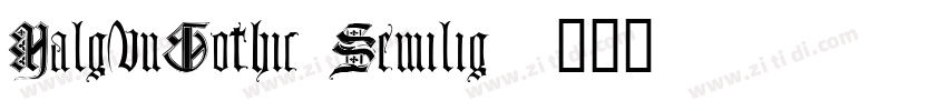 MalgunGothic Semilig字体转换